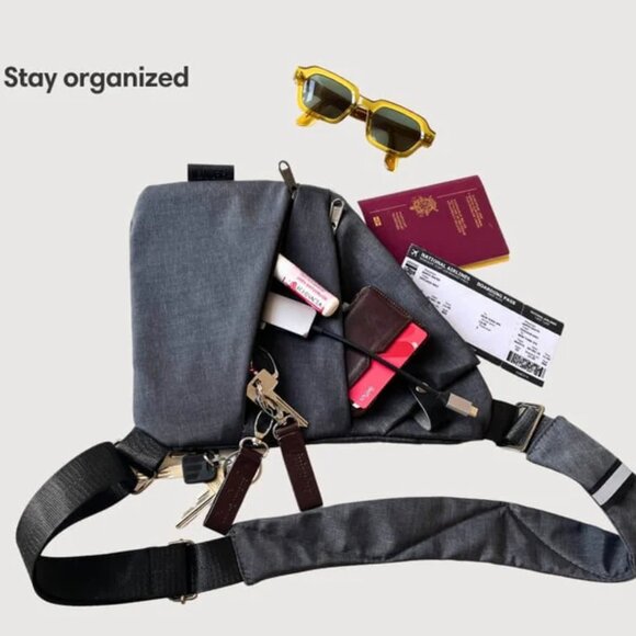 NWT Wander Plus Unisex Anti Theft Crossbody Bag - Picture 7 of 8